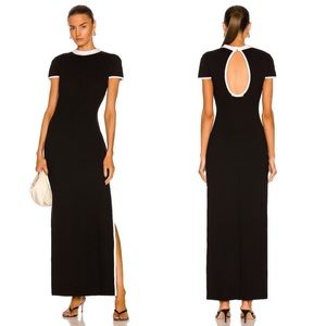 STAUD Limes Dress in Black and White Size Small NWOT